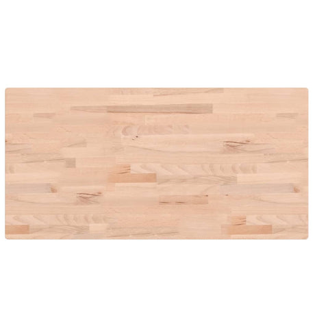 Vidaxx Waschtischplatte 100x50x4 cm massives Buchenholz