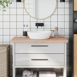 Vidaxx Waschtischplatte 100x60x4 cm massives Buchenholz