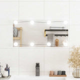 VidaXL Wandspiegel mit LEDs rechteckig 30x60 cm Glas