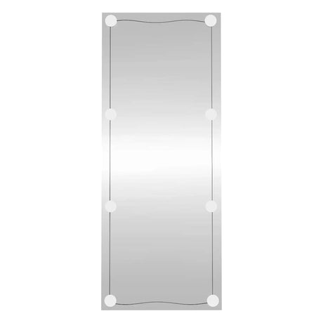 VidaXL Wandspiegel mit LEDs rechteckig 40x100 cm Glas