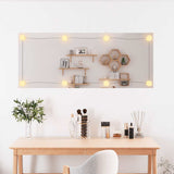 VidaXL Wandspiegel mit LEDs rechteckig 40x100 cm Glas