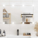 VidaXL Wandspiegel mit LEDs rechteckig 50x80 cm Glas