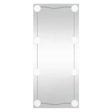 VidaXL Wandspiegel mit LEDs rechteckig 50x100 cm Glas