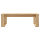 Vidaxl salontafel 102x50x35 cm bewerkt hout sonoma eikenkleurig