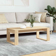 Vidaxl salontafel 102x50x35 cm bewerkt hout sonoma eikenkleurig