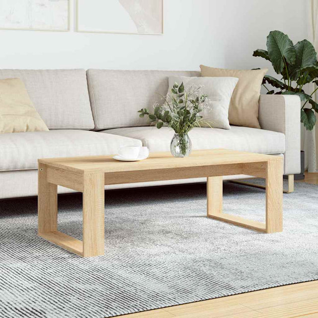 Vidaxl salontafel 102x50x35 cm bewerkt hout sonoma eikenkleurig