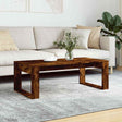 Vidaxl salontafel 102x50x35 cm bewerkt hout gerookt eikenkleurig