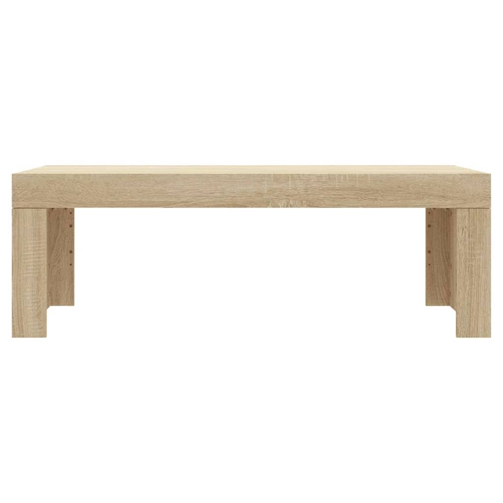 Vidaxl salontafel 102x50x36 cm bewerkt hout sonoma eikenkleurig