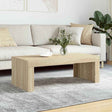 Vidaxl salontafel 102x50x36 cm bewerkt hout sonoma eikenkleurig