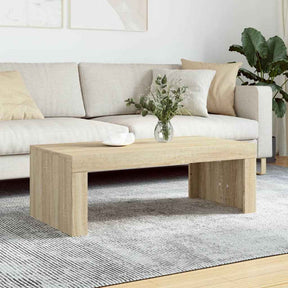 Vidaxl salontafel 102x50x36 cm bewerkt hout sonoma eikenkleurig