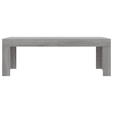 Vidaxl salontafel 102x50x36 cm bewerkt hout grijs sonoma eikenkleurig