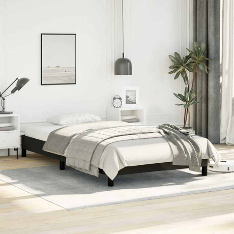 Vidaxl bedframe zonder matras king eenpersoons maat fluweel zwart