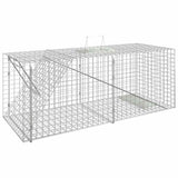 VIDAXL -Tierfalle 64.5x25x26,5 cm verzinktes Bügeleisen