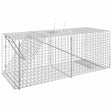 VIDAXL -Tierfalle 64.5x25x26,5 cm verzinktes Bügeleisen