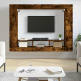 Vidaxl tv-meubel 152x22x113 cm bewerkt hout gerookt eikenkleurig