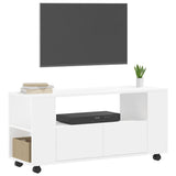 Vidaxl tv-meubel 102x34,5x43 cm bewerkt hout wit
