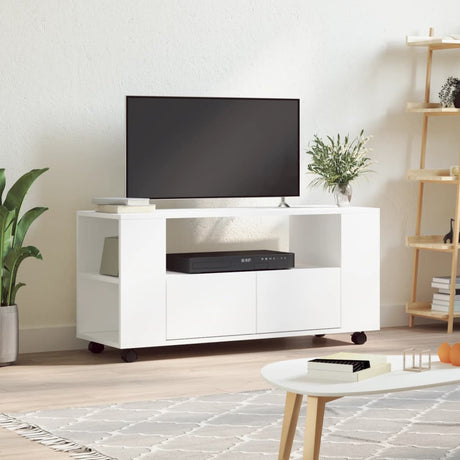 Vidaxl tv-meubel 102x34,5x43 cm bewerkt hout wit