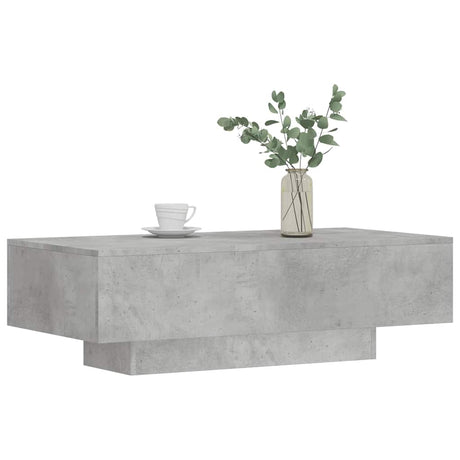 Vidaxl salontafel 100x49,5x31 cm bewerkt hout betongrijs