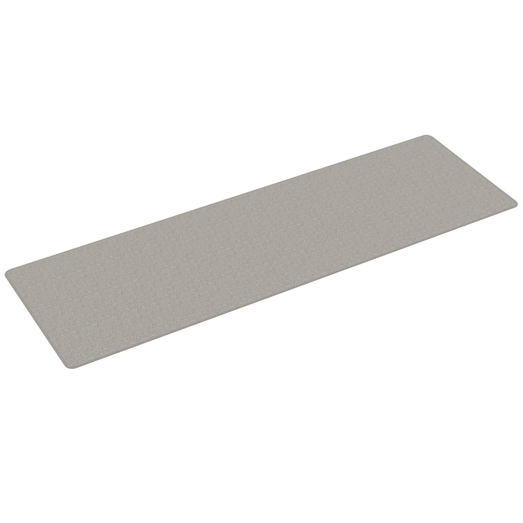 Vidaxx Teppichläufer 80x250 cm Sisal-Optik Taupe