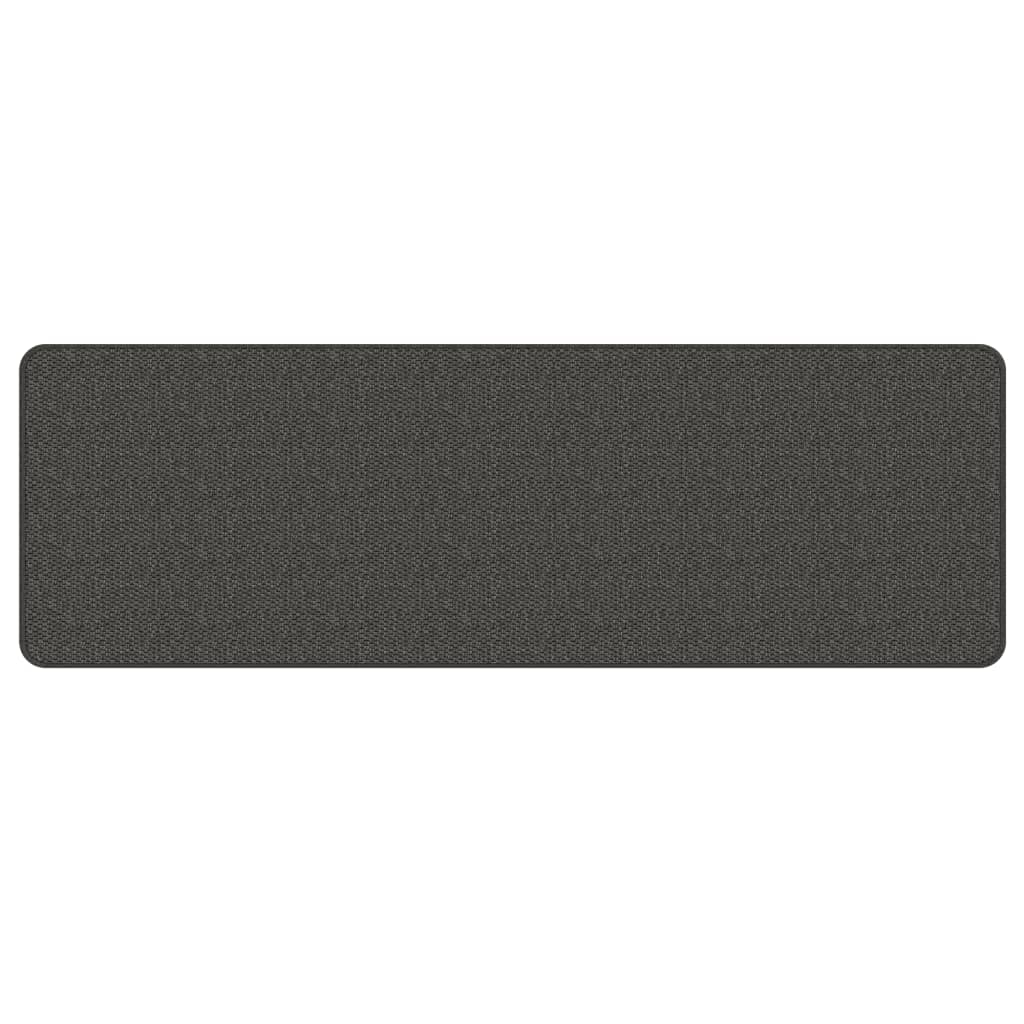 Vidaxx Teppichläufer 50x150 cm Sisaloptik Anthrazit