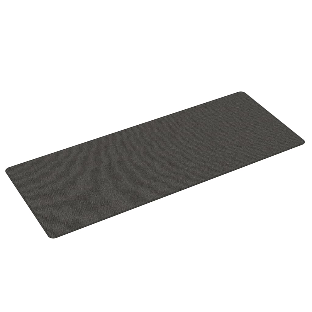 Vidaxx Teppichläufer 80x200 cm Sisaloptik Anthrazit