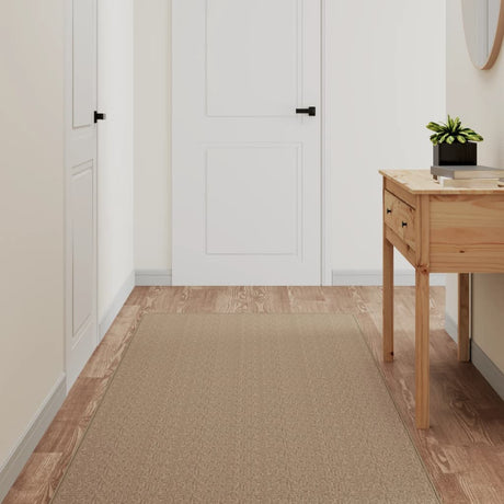 Vidaxx Teppichläufer 80x150 cm Sisaloptik sandfarben