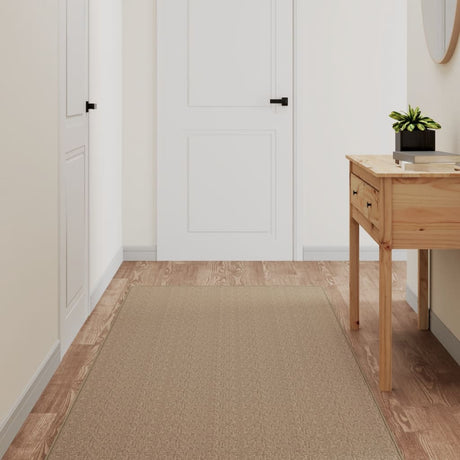 Vidaxx Teppichläufer 80x200 cm Sisaloptik sandfarben