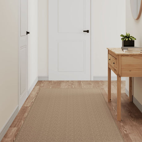 Vidaxx Teppichläufer 80x400 cm Sisaloptik sandfarben