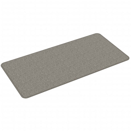 Vidaxx Teppichläufer 50x100 cm Sisaloptik silberfarben
