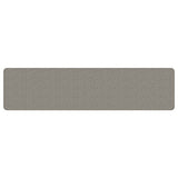 Vidaxx Teppichläufer 50x200 cm Sisaloptik silberfarben