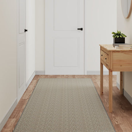 Vidaxx Teppichläufer 80x300 cm Sisaloptik silberfarben