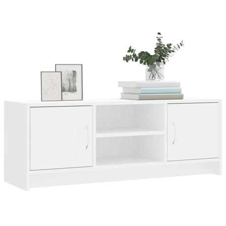 Vidaxl tv-meubel 102x30x37,5 cm bewerkt hout wit