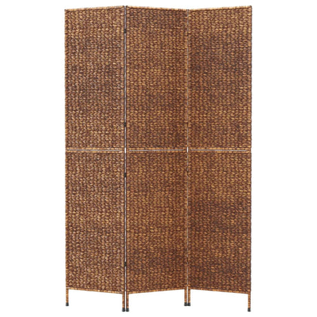 Vidaxl kamerscherm met 3 panelen 122x180 cm waterhyacint bruin