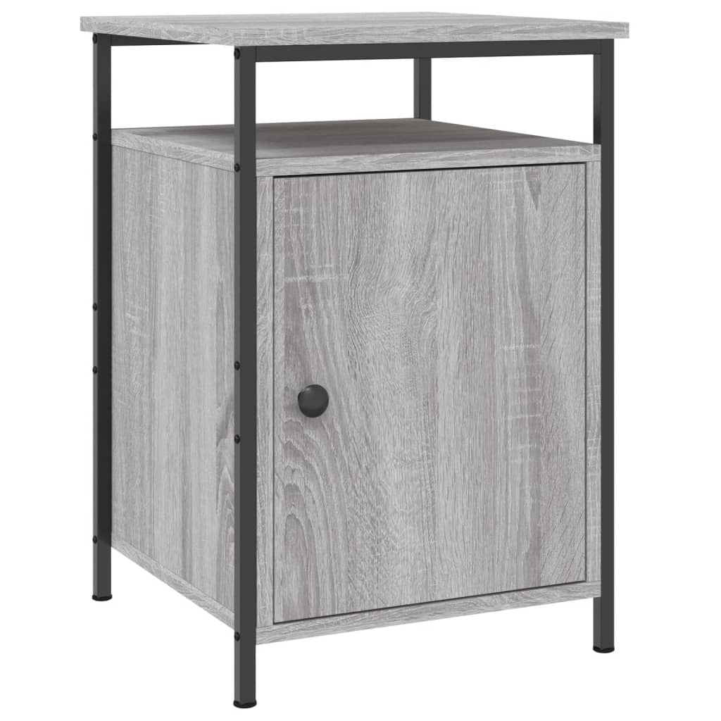 Vidaxl nachtkastjes 2 st 40x42x60 cm bewerkt hout grijs sonoma eiken