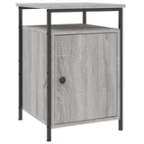 Vidaxl nachtkastjes 2 st 40x42x60 cm bewerkt hout grijs sonoma eiken