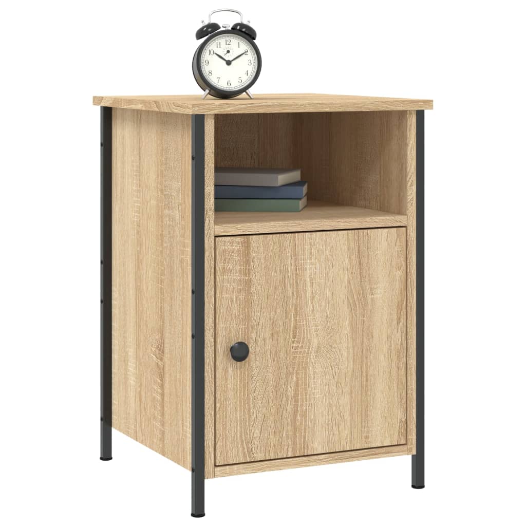 Vidaxl nachtkastjes 2 st 40x42x60 cm bewerkt hout sonoma eikenkleurig