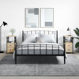 Vidaxl nachtkastjes 2 st 34x35,5x70 cm sonoma eikenkleurig