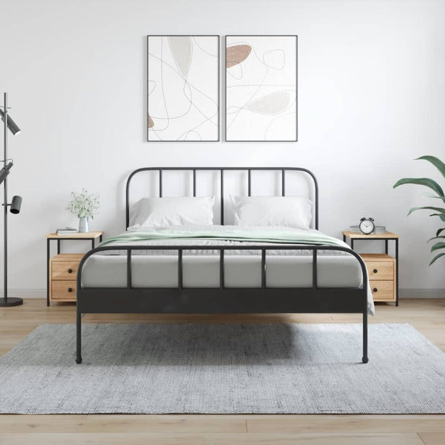 Vidaxl nachtkastjes 2 st 34x35,5x50 cm sonoma eikenkleurig