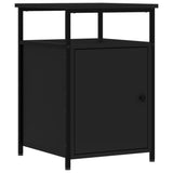 Vidaxl nachtkastjes 2 st 40x42x60 cm bewerkt hout zwart