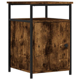 Vidaxl nachtkastjes 2 st 40x42x60 cm bewerkt hout gerookt eikenkleurig
