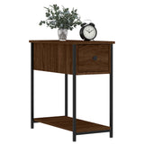 Vidaxl nachtkastjes 2 st 30x60x60 cm bewerkt hout bruin eikenkleur