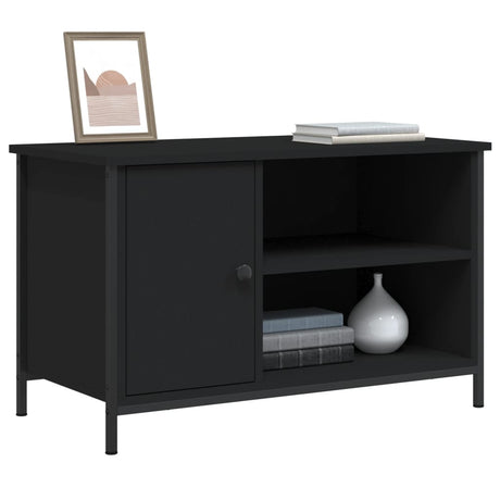 Vidaxl tv-meubel 80x40x50 cm bewerkt hout zwart
