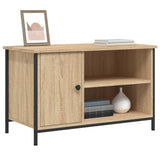 Vidaxl tv-meubel 80x40x50 cm bewerkt hout sonoma eikenkleurig