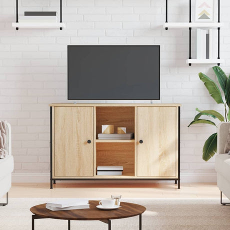 Vidaxl tv-meubel 100x35x65 cm bewerkt hout sonoma eikenkleurig