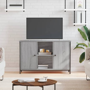 Vidaxl tv-meubel 100x35x65 cm bewerkt hout grijs sonoma eikenkleurig