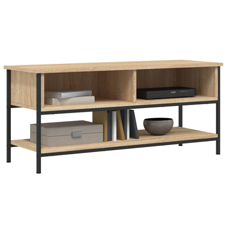 Vidaxl tv-meubel sonoma eiken 100x35x45 cm bewerkt hout