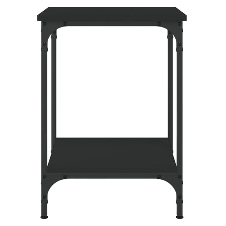 Vidaxl salontafel 40x40x55 cm bewerkt hout zwart