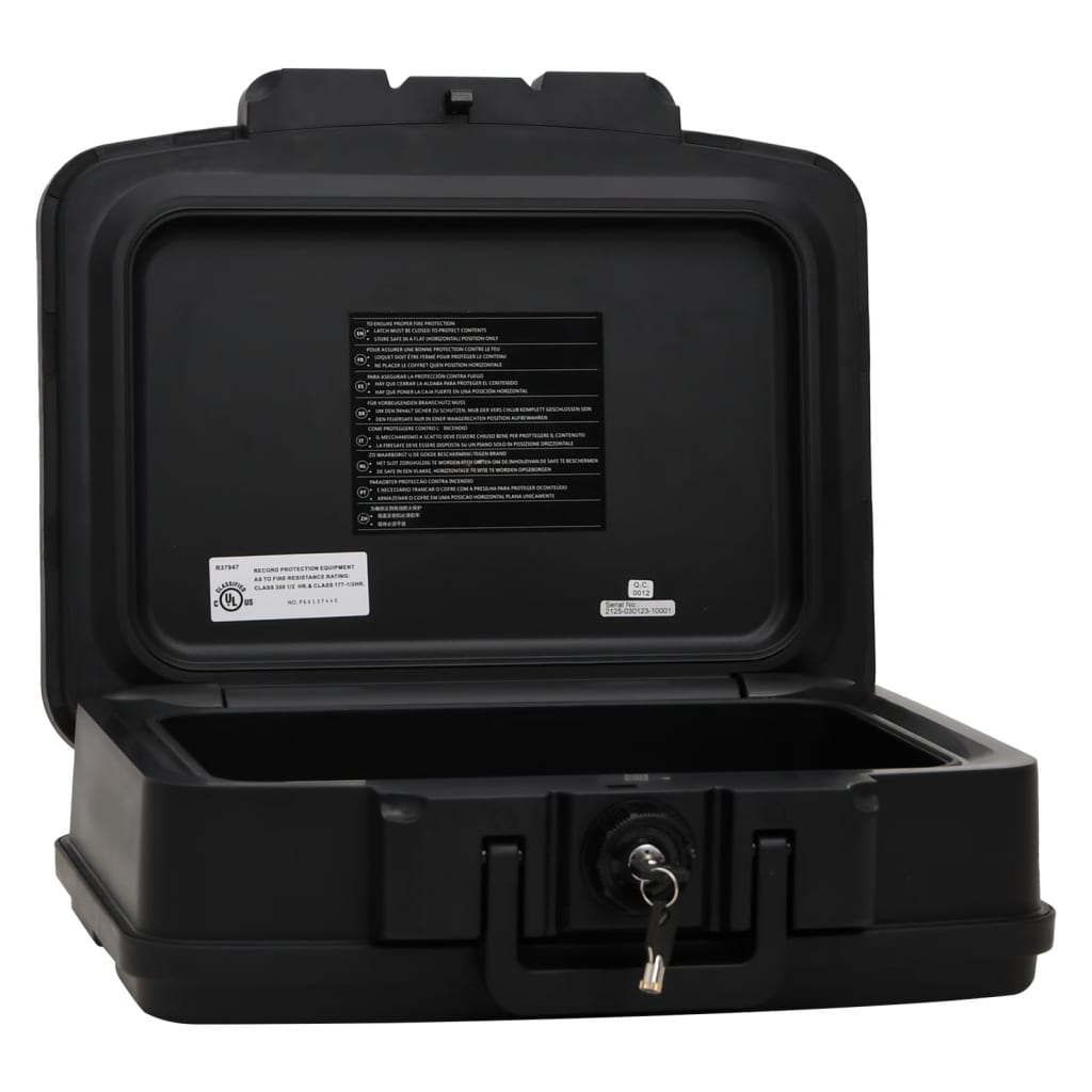 Vidaxx Tresor 44x37x16,5 cm schwarz