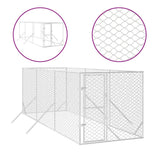 VidaXL Outdoor-Hundezwinger 2x6x2 m aus verzinktem Stahl silber