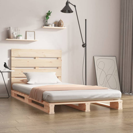 Vidaxl bedframe massief grenenhout 90x190 cm